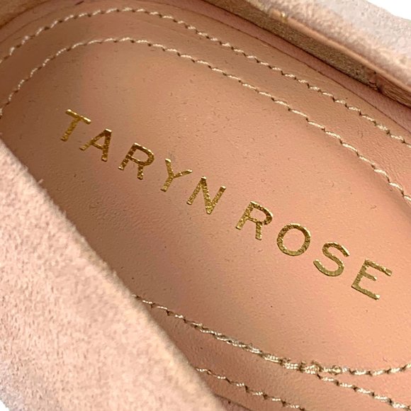 Taryn Rose Babs Pale Pink Suede Demi Wedge‎ Pumps  NWOB - Picture 3 of 11